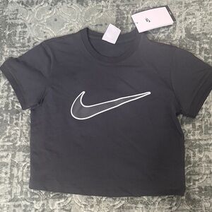 Nike Black Crop Tee NEW